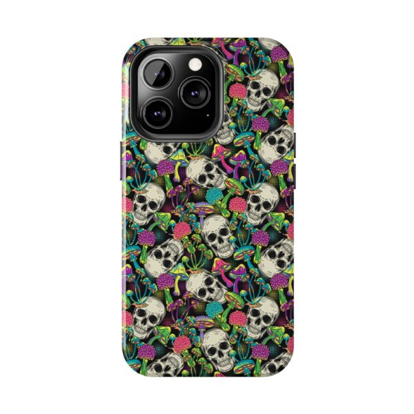 Mushroom Skulls Weed iPhone Case