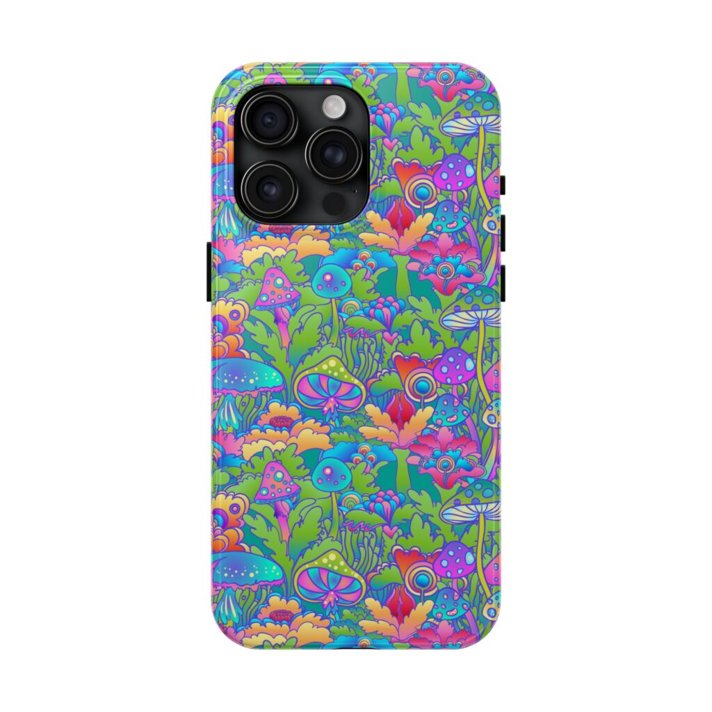 Mushrooms Psychedelic 420 iPhone Case