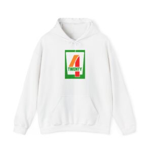 4/20 Mart Funny Marijuana Hooded Sweatshirt