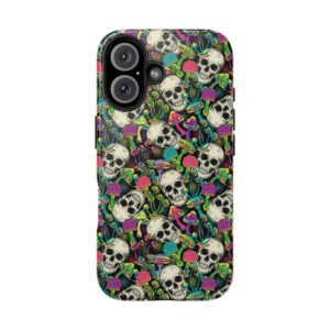Mushroom Skulls Weed iPhone Case - Image 16