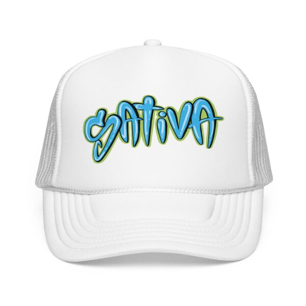 Sativa Graffiti Stoner Trucker Hat