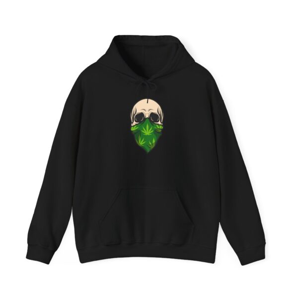Bandana Skull Graphic Stoner Hoodie