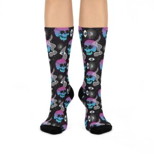 Space Skulls 420 Socks