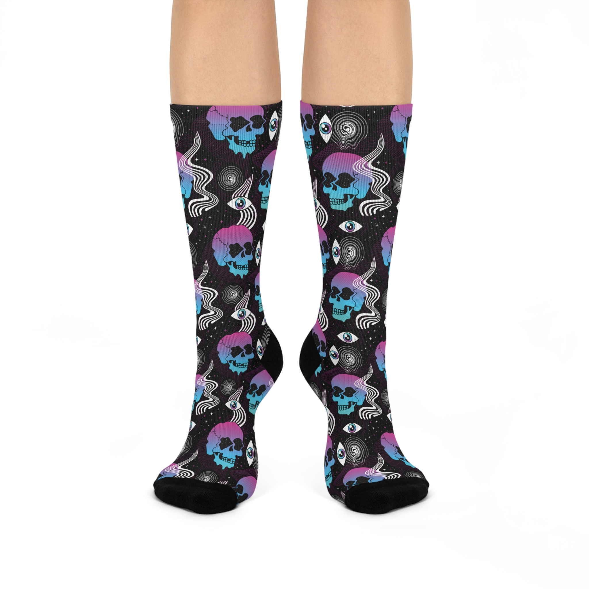 Space Skulls 420 Socks