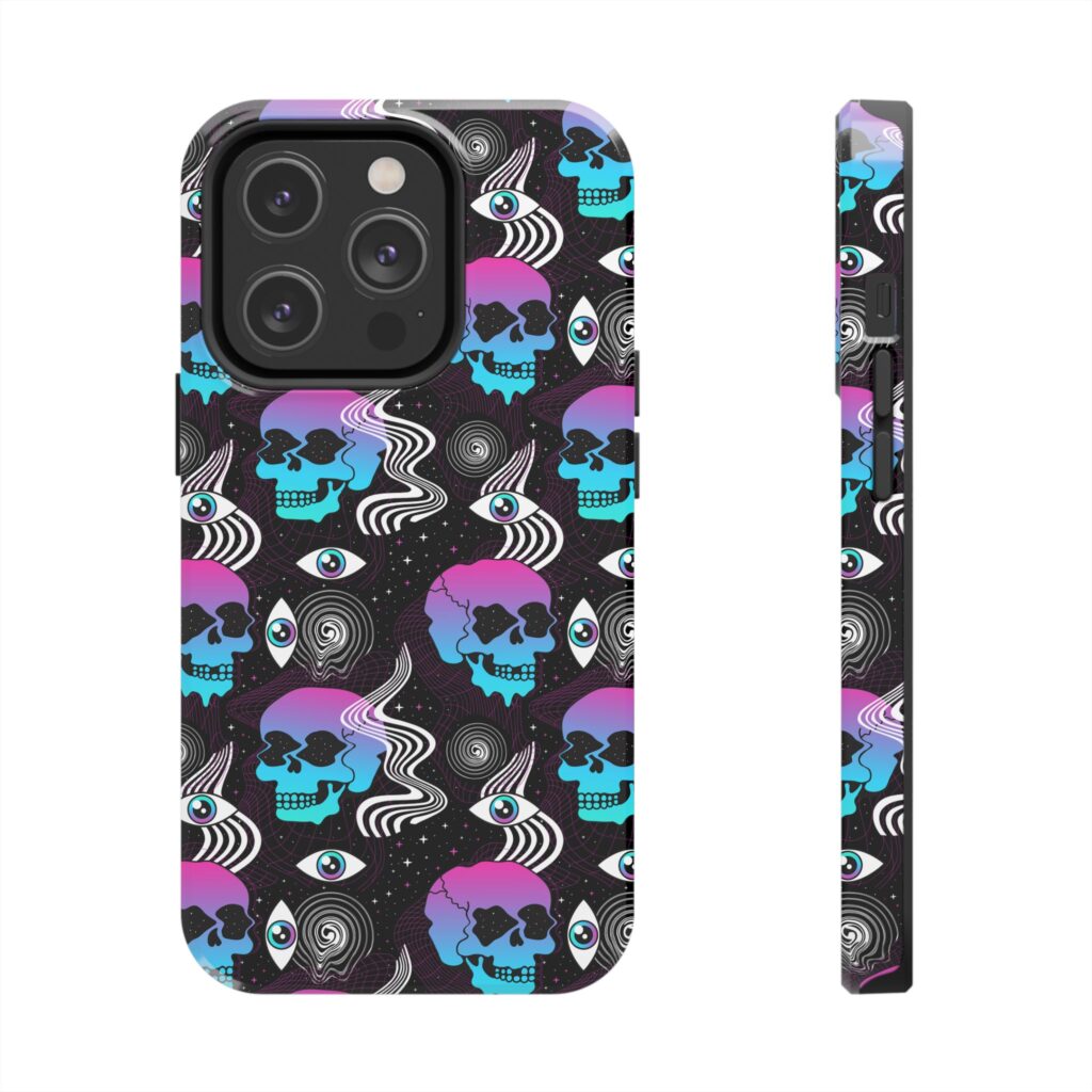 Space Skulls 420 iPhone Case