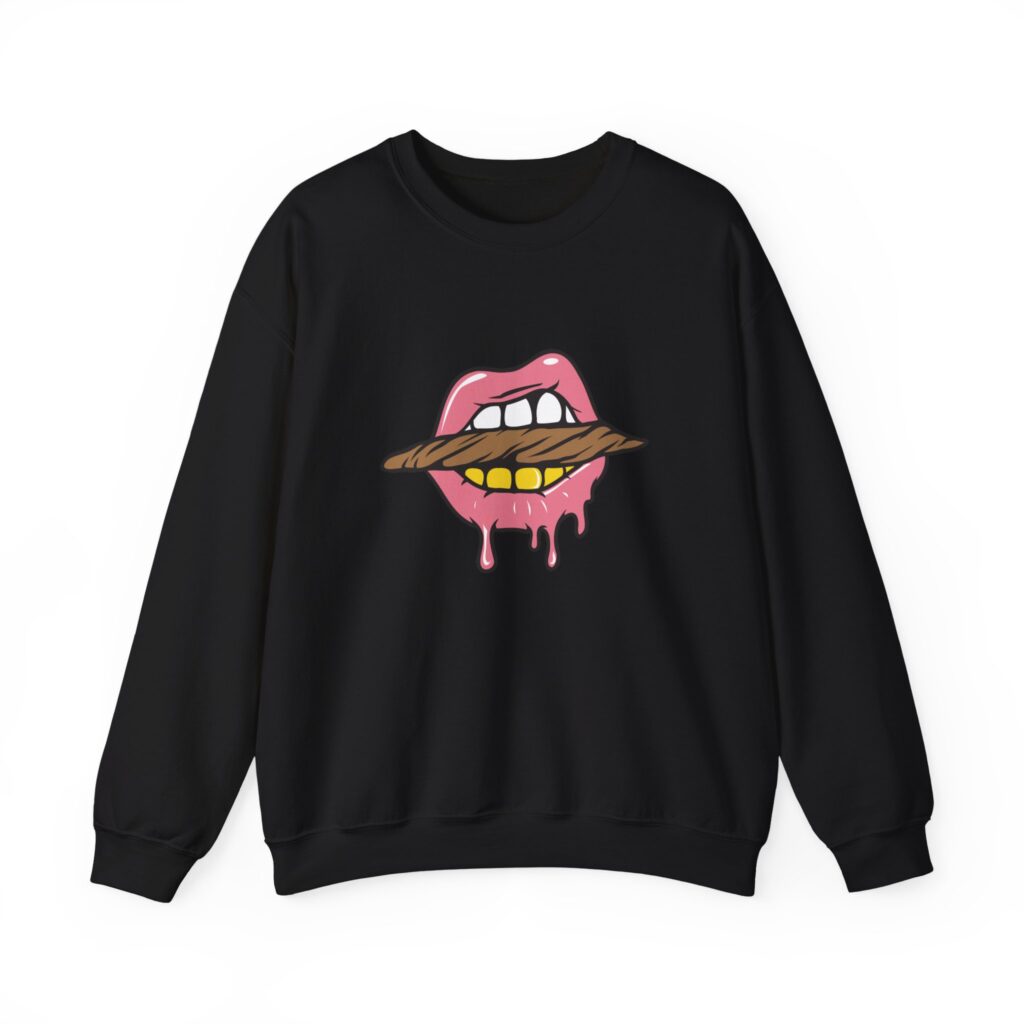 Blunt Lips Graphic 420 Sweatshirt