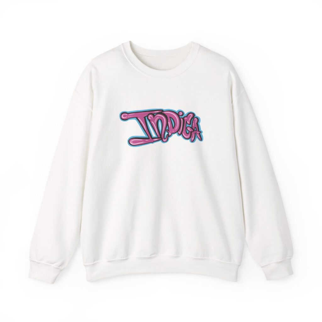 Indica Graffiti Graphic 420 Crewneck Sweatshirt
