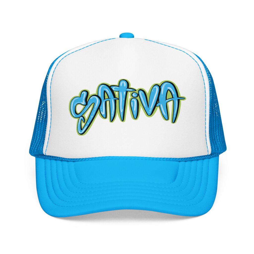 Sativa Graffiti Stoner Trucker Hat