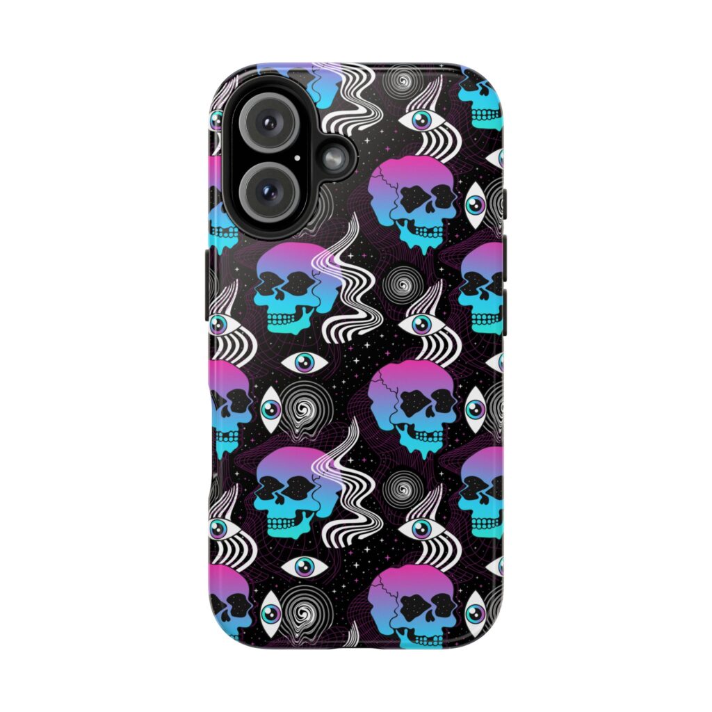 Space Skulls 420 iPhone Case