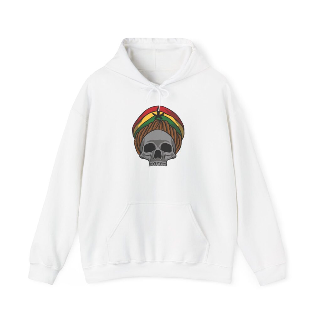 Rasta Skull Graphic 420 Hoodie
