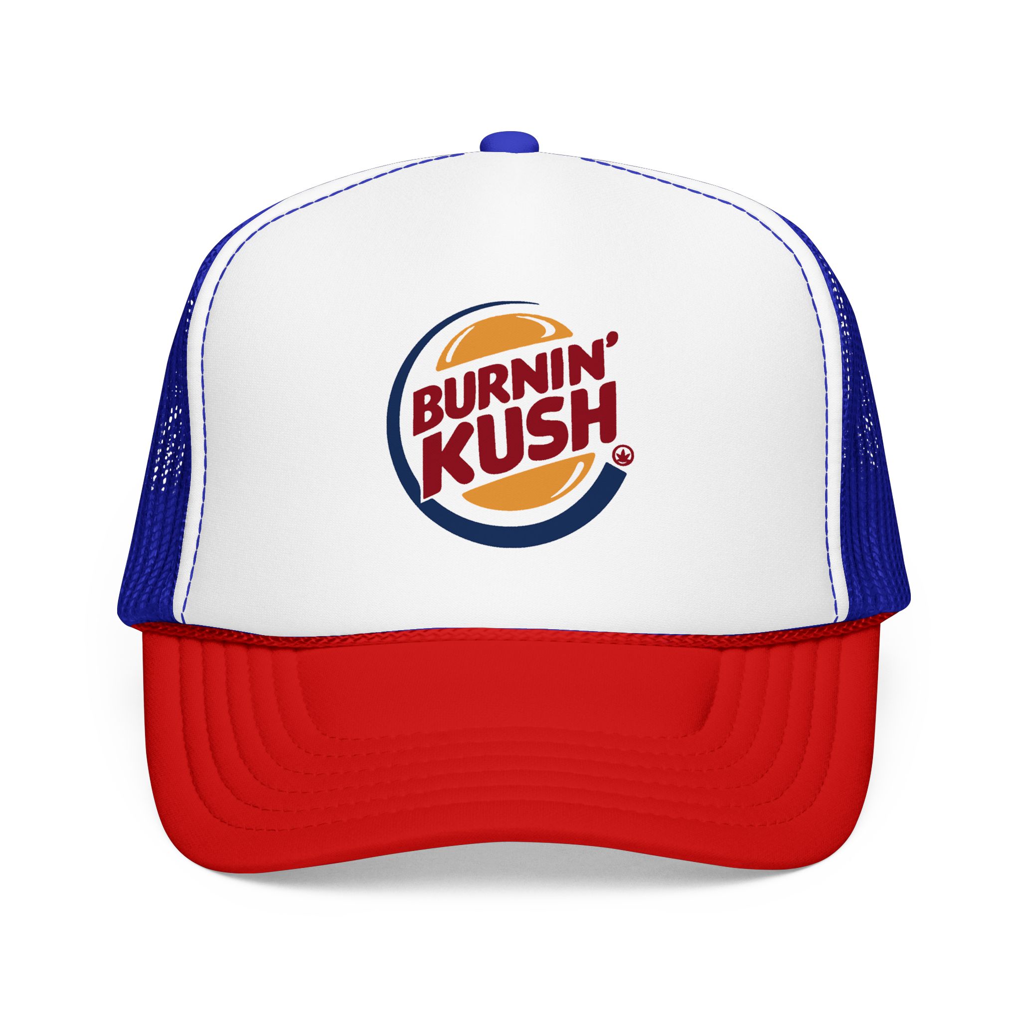 Burnin' Kush Weed Trucker Hat - Image 3