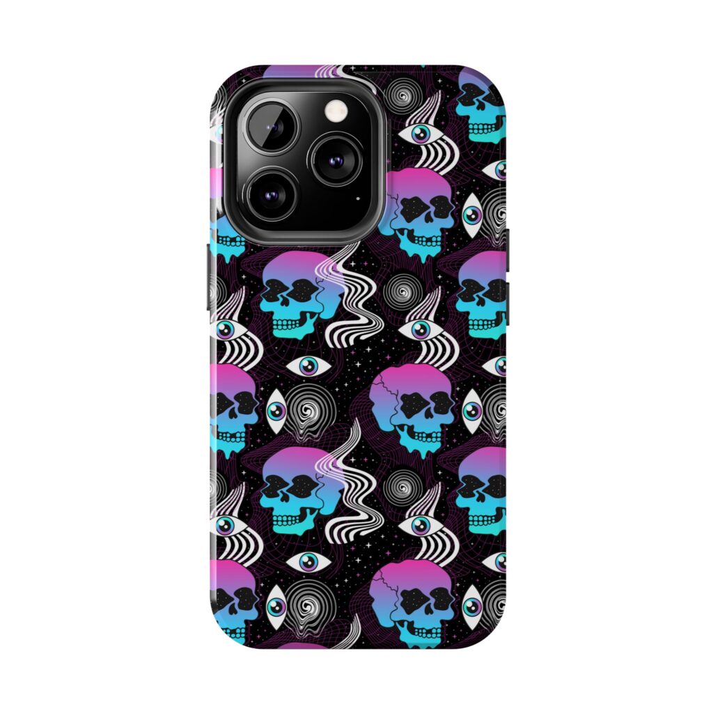 Space Skulls 420 iPhone Case