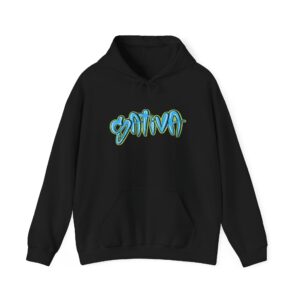 Sativa Graffiti Graphic Weed Hooded Sweatshirt - Image 2