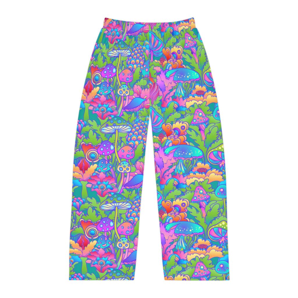 Mushrooms Psychedelic Men's Weed PJ Pants