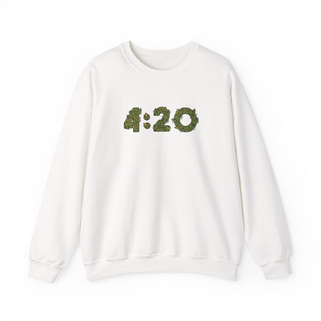 Nug Time Graphic Weed Crewneck Sweatshirt