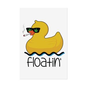 Floatin' Weed Poster
