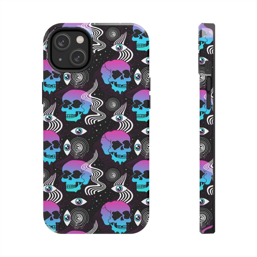 Space Skulls 420 iPhone Case