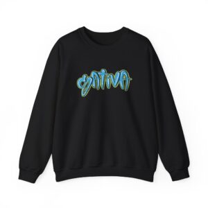 Sativa Graffiti Graphic Stoner Sweatshirt