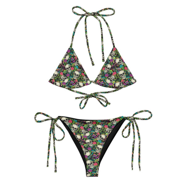 Mushroom Skulls String Stoner Bikini
