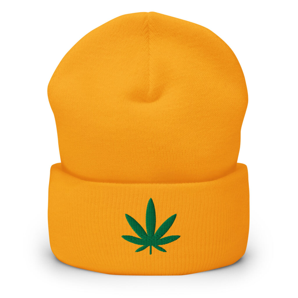 Cannabis Leaf Beanie