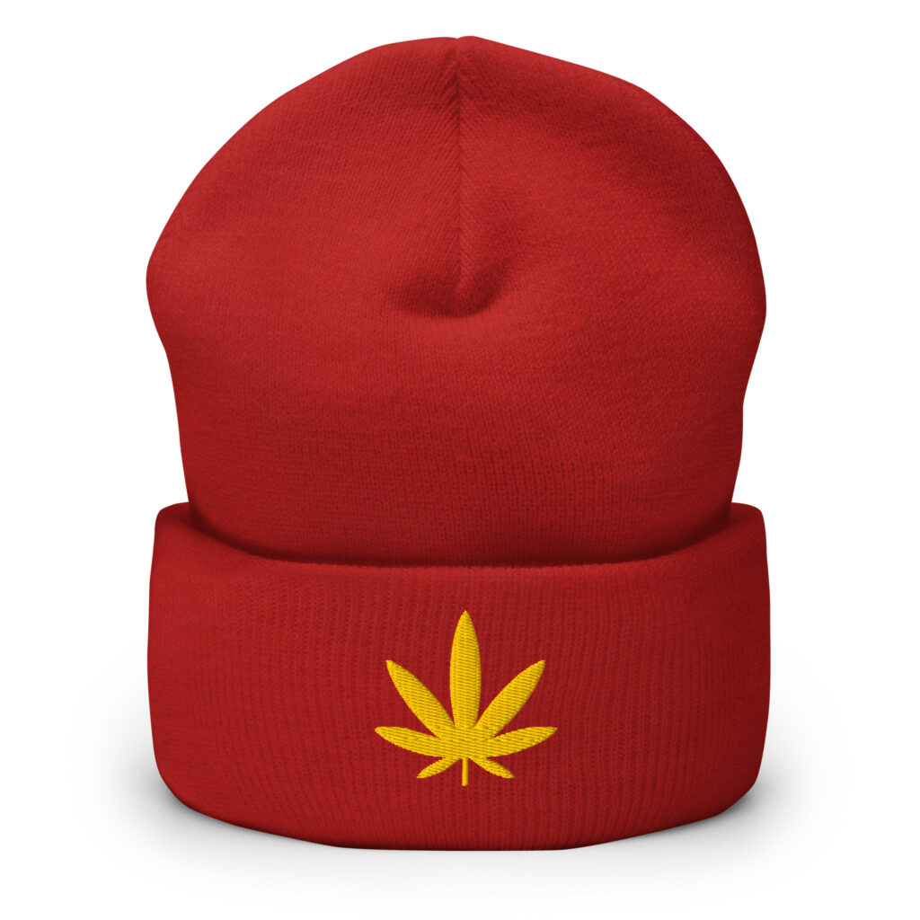 Marijuana Leaf Beanie