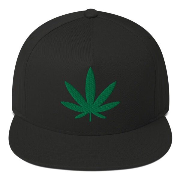Pot Leaf Snapback Hat