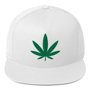 Pot Leaf Snapback Hat