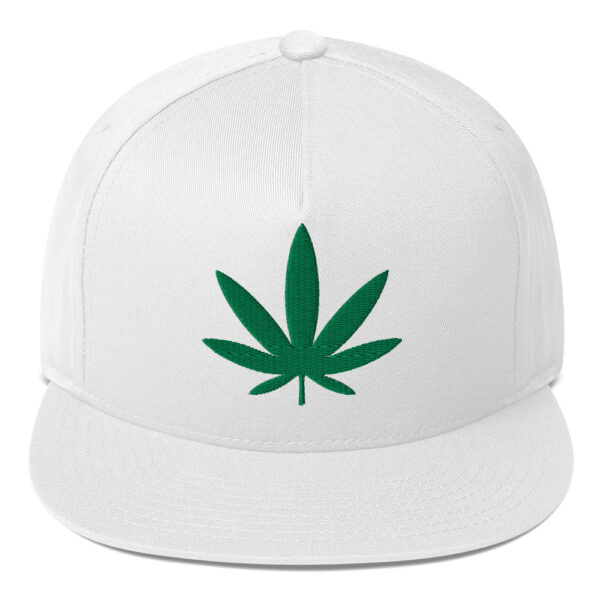 Pot Leaf Snapback Hat