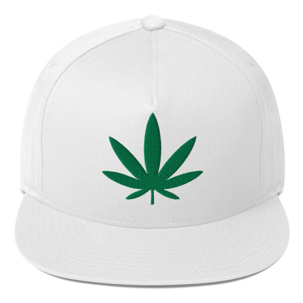 Cannabis Leaf Snapback Hat