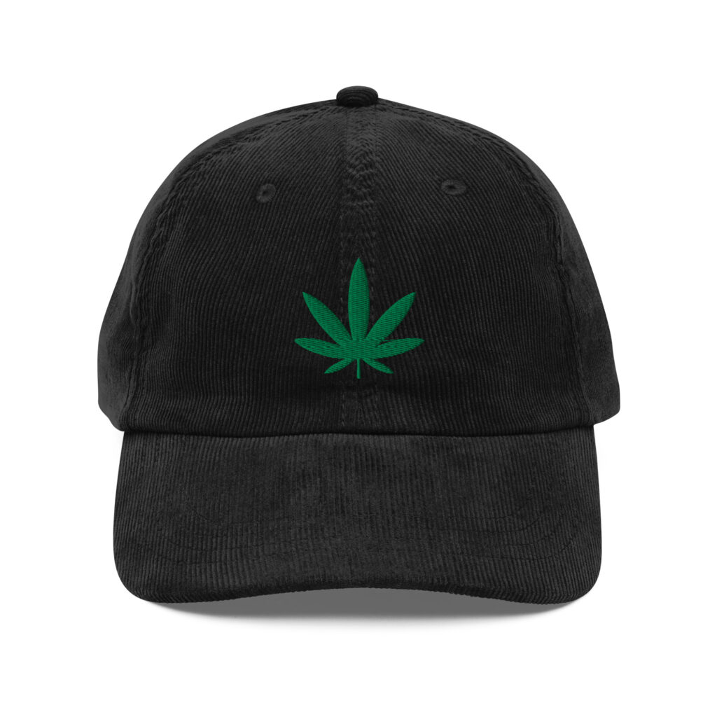 Corduroy Cannabis Cap