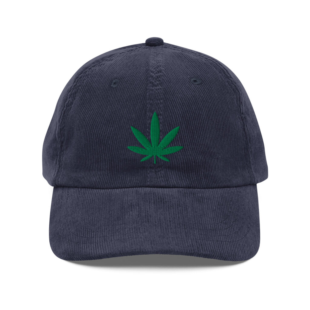 Corduroy Cannabis Cap