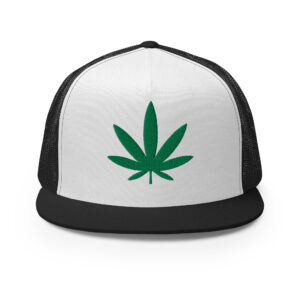 Pot Leaf Trucker Cap