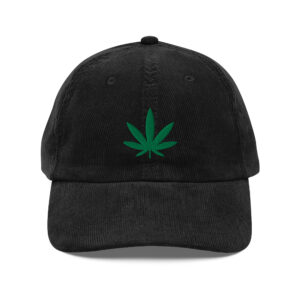 Pot Leaf Corduroy Hat - Image 2